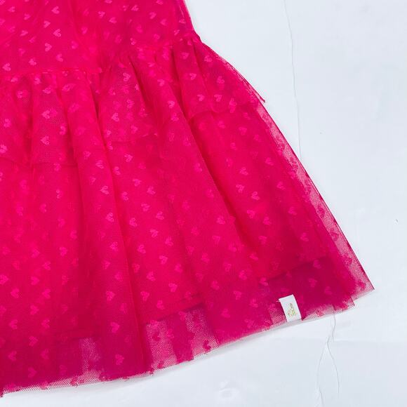 NWT Deux Par Deux Size 12 Azalea Pink Mesh Dress - Picture 4 of 7